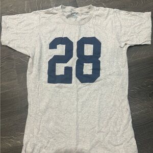 PacSun Gray and Navy Short Sleeve Tee